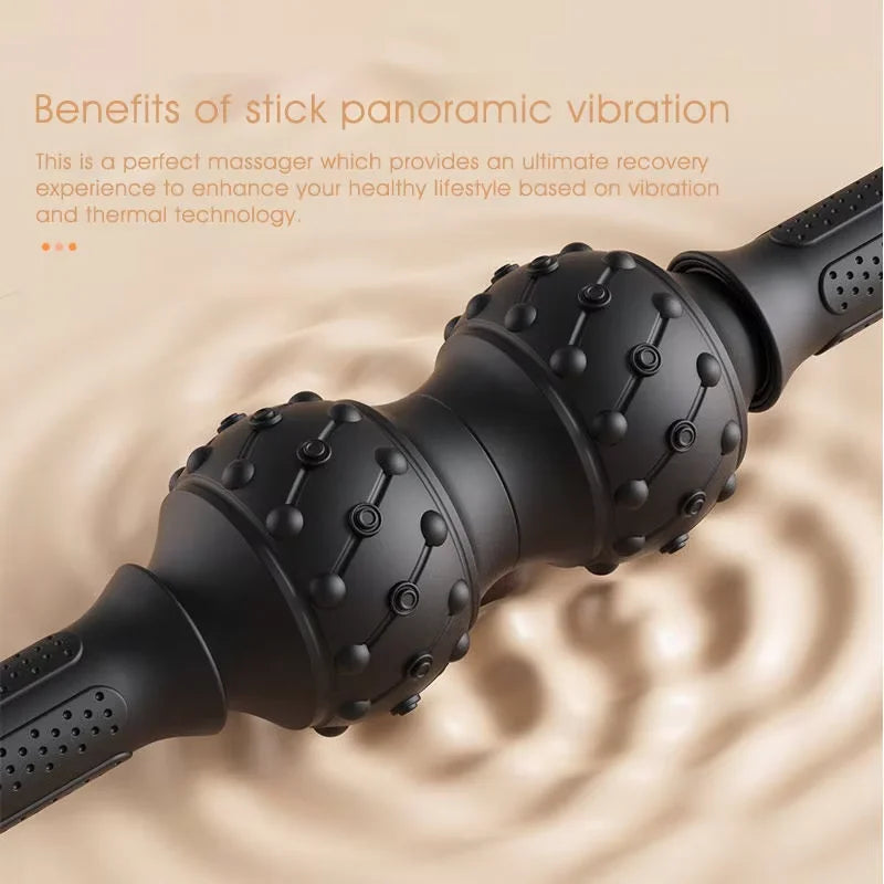Handheld Roller Massager, Deep Muscle Impact Relaxation Gun Neck And Back Massage Tool Suitable For Relieving Muscle Soreness