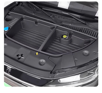 For Yuan UP Atto 2 2025 Car Front Trunk Hood Storage Box Organizer Case Large Capacity Tidy Accessories Scratch Wear-Resistant