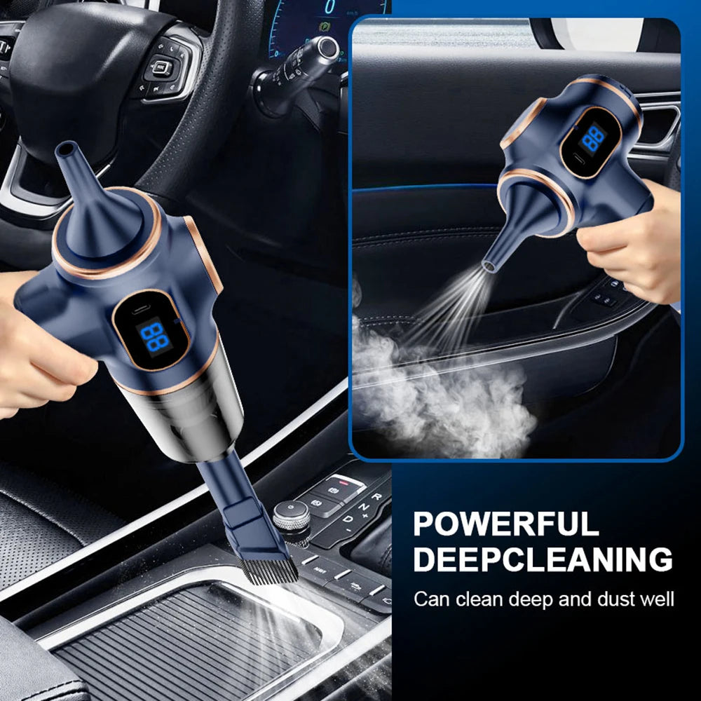 Car Vacuum Cleaner Wireless Mini Powerful Vacuum Cleaner Portable Handheld Cordless Super Strong Cleaning For Toyota All Model