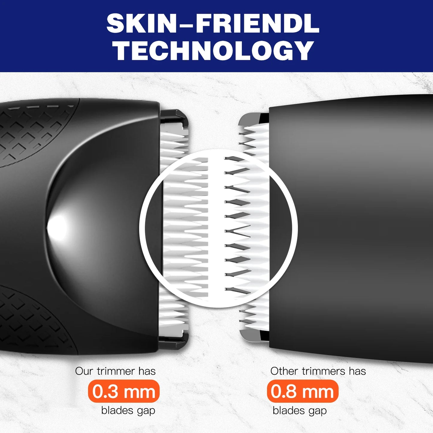 Men's Electric Groin & Body Hair Trimmer IPX6 Waterproof Shaver Body Grooming Clipper Bikini Epilator USB Rechargeable