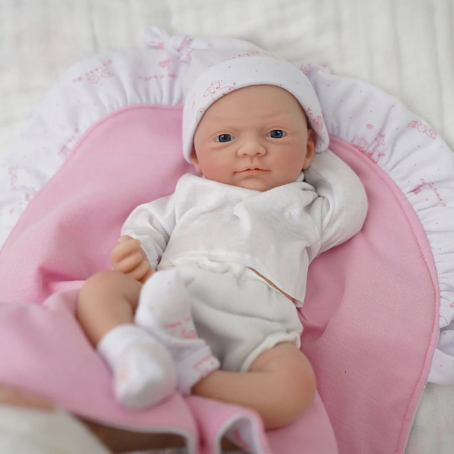 12"  Micro Preemie Full Body Silicone Baby Doll  Girl "Luna"& Boy "Toby" Lifelike Reborn Doll Surprice Children Anti-Stress