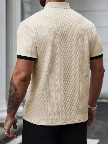 Mens Polo Shirt Summer Short Sleeve Male Polos Streetwear Man Tops Solid Color Poloshirt Brand Breathable Male Polo Shirts Men