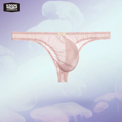 52025 Men's Ultra-Thin Transparent Briefs – Barely-There Feel, 3D Contoured Pouch and Weightless Comfort with Second-Skin Fit
