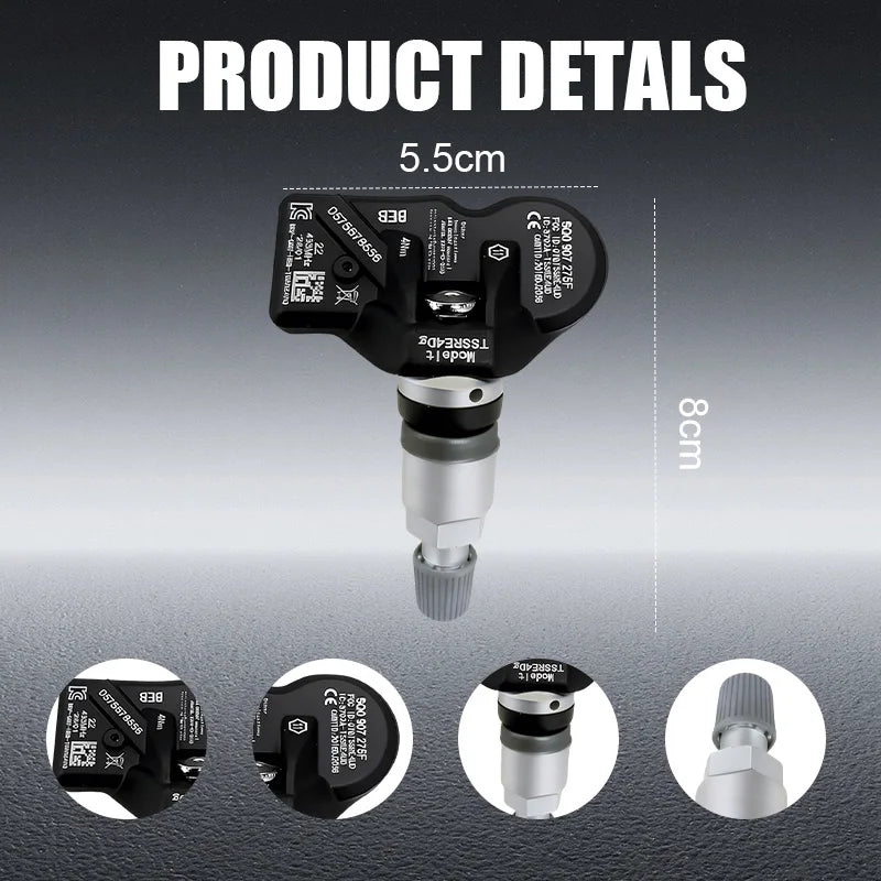 1/4PCS Tire Pressure Monitor System Fit for Audi A3 A6 A7 A8 RS5 6 Skoda Volkswagen Porsche Replacement For 5Q0907275 5Q0907275B