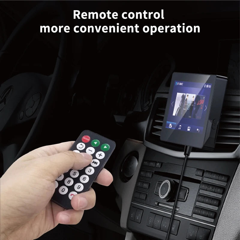 Car Audio Receiver Bluetooth FM Transmitter 4.3 Inch MP5 Player  Display Support TFcard Video Remote Control Not Touch Screen