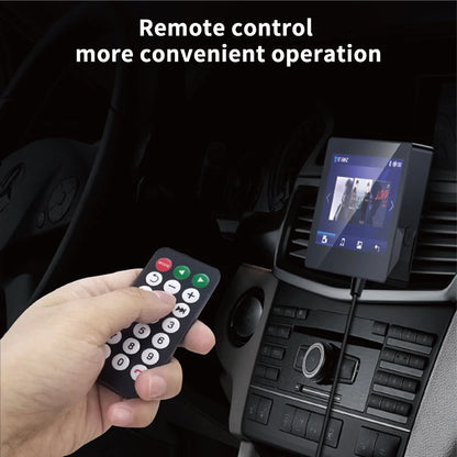 Car Audio Receiver Bluetooth FM Transmitter 4.3 Inch MP5 Player  Display Support TFcard Video Remote Control Not Touch Screen