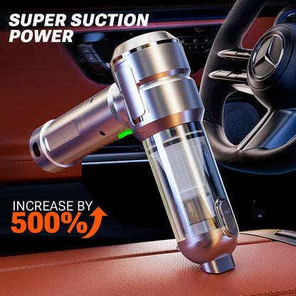 SZUK Mini Car Vacuum Cleaner C019MAX Multi Powerful Handheld Cleaning Machine with LED Light Portable Wireless Vacuum Cleaner