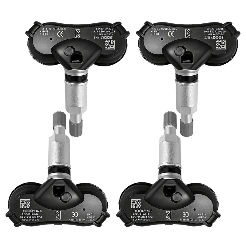 1/4PCS 433MHZ Tire Pressure Monitor System TPMS Fit For KIA K3 Pride Hyundai Avante Tucson Replacement For 529333X305