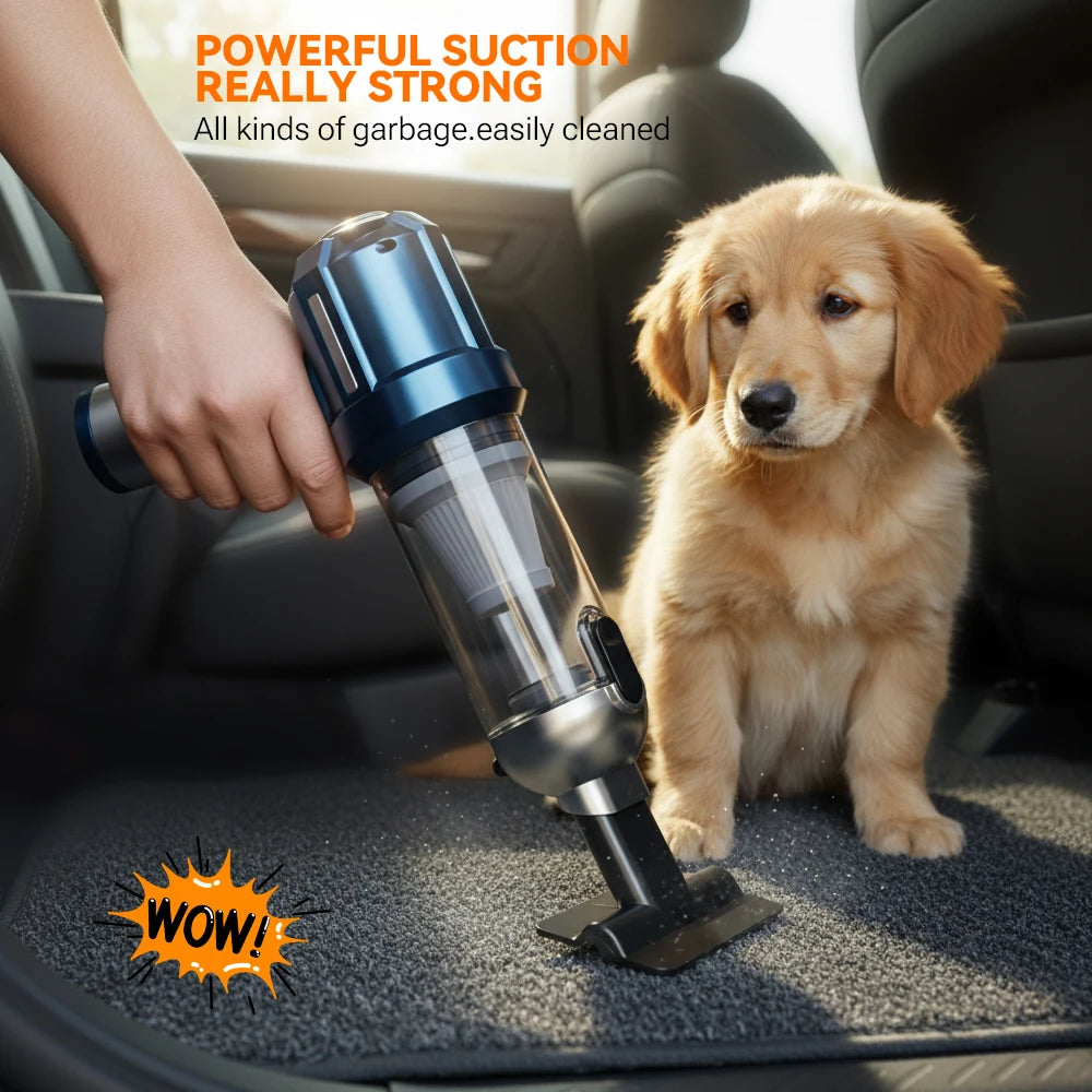 SZUK High Pressure Car Vacuum Cleaner Portable Handheld Mini Vacuum Cleaner Strong Suction Car Cleaner Powerful Air Blower