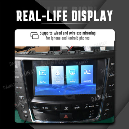 Linux Box For 2005-2019 Lexus IS 250 300 350 Wireless Apple CarPlay Android Auto Stereo Upgrade Oem screen Multimedia Player