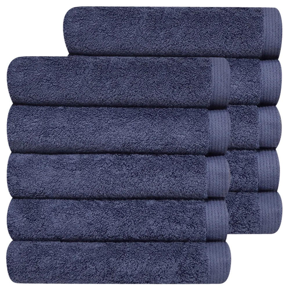 [Daju Towel] 5pcs/10pcs Hotel towel 150g 40cm x 80cm Charcoal Gray deep color easy-to-use usually thick Pure Cotton Absorption Good Dailly towel
