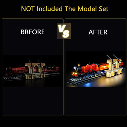 LYBMTWF Led Lighting Kit for 76405 Hogwarts Express - Collectors Edition, Compatible with Harry Potter Building Blocks Model