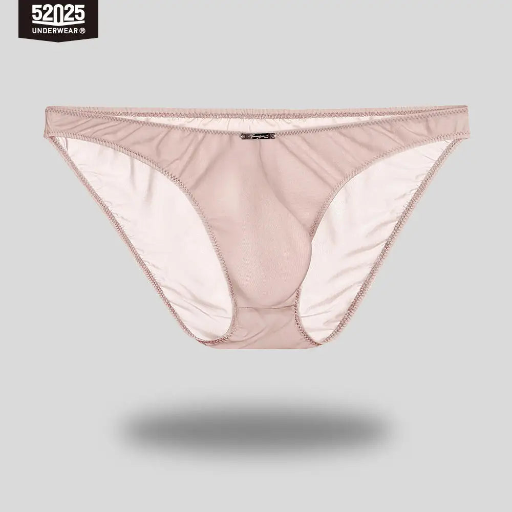 52025 Men's Ultra-Light Mini Briefs – Semi-Transparent, Silky-Soft Nylon, 3D Anatomical Pouch and Barely-There Comfort