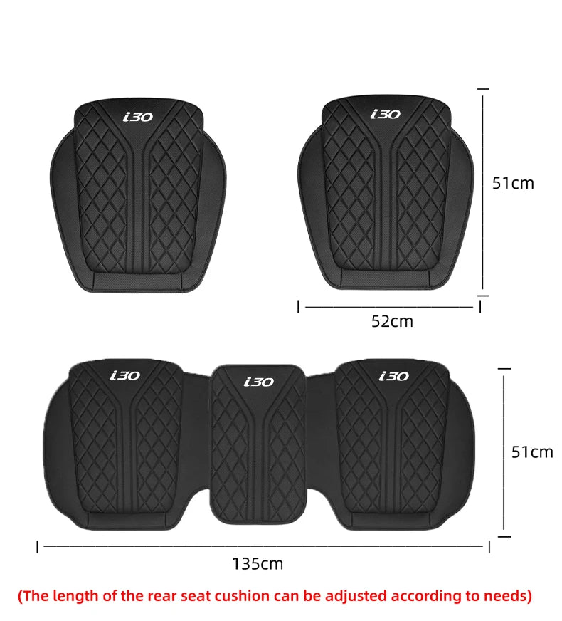 For Hyundai I30 i30 N Line ix35 Car Seat Cover Universal Auto Front/Rear Seat Protector Pad Breathable Interior Chair Cushion