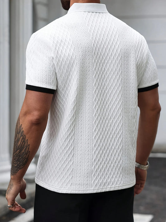 Mens Polo Shirt Summer Short Sleeve Male Polos Streetwear Man Tops Solid Color Poloshirt Brand Breathable Male Polo Shirts Men