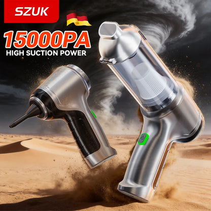 SZUK Wireless Portable Car Vacuum Cleaner Strong Suction Handheld Vacuum Home & Car Dual Use Robot Cleaner For Desktop Keyboard