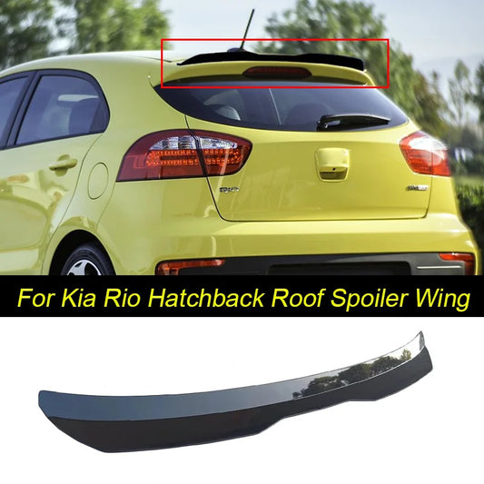 For Kia Rio III EV6 PICANTO PRIDE SOUL STONIC Hatchback Universal Car Rear Roof Spoiler Extention ABS 99Cm