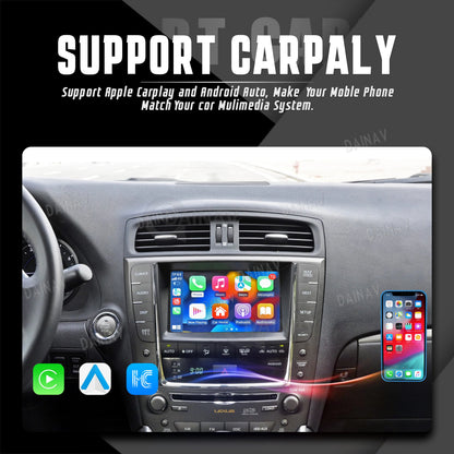 Linux Box For 2005-2019 Lexus IS 250 300 350 Wireless Apple CarPlay Android Auto Stereo Upgrade Oem screen Multimedia Player