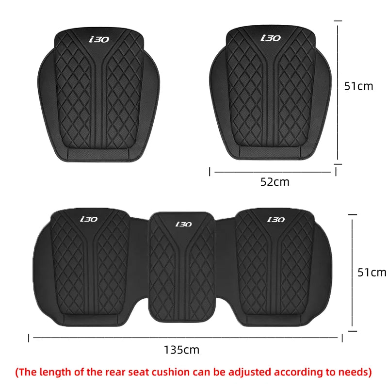 For Hyundai I30 i30 N Line ix35 Car Seat Cover Universal Auto Front/Rear Seat Protector Pad Breathable Interior Chair Cushion
