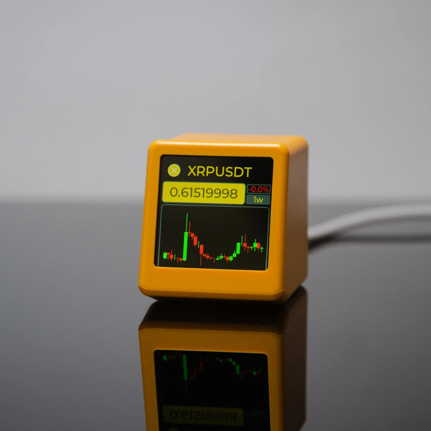 GeekMagic PRO BitCoin Cryptocurrency,Stocks,Futures,Currency Exchange Rate,Price Tracker Ticker,Time Clock Weather Display