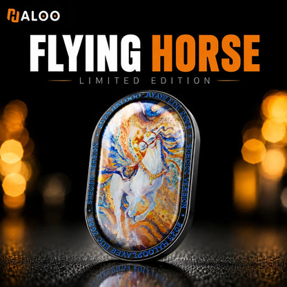 HALOOPLAYER Original Official EDC Fidget Spinner Slider Toys Custom DIY EDC Sea Shark Metal Stainless Steel Anti Stress Relief