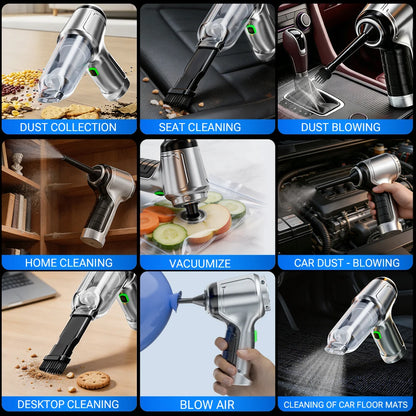 SZUK 15000PA Wireless Car Vacuum Cleaner Portable Cleaning Machine Cordless Cleaner Powerful HandHeld Mini Vacuum Cleaner