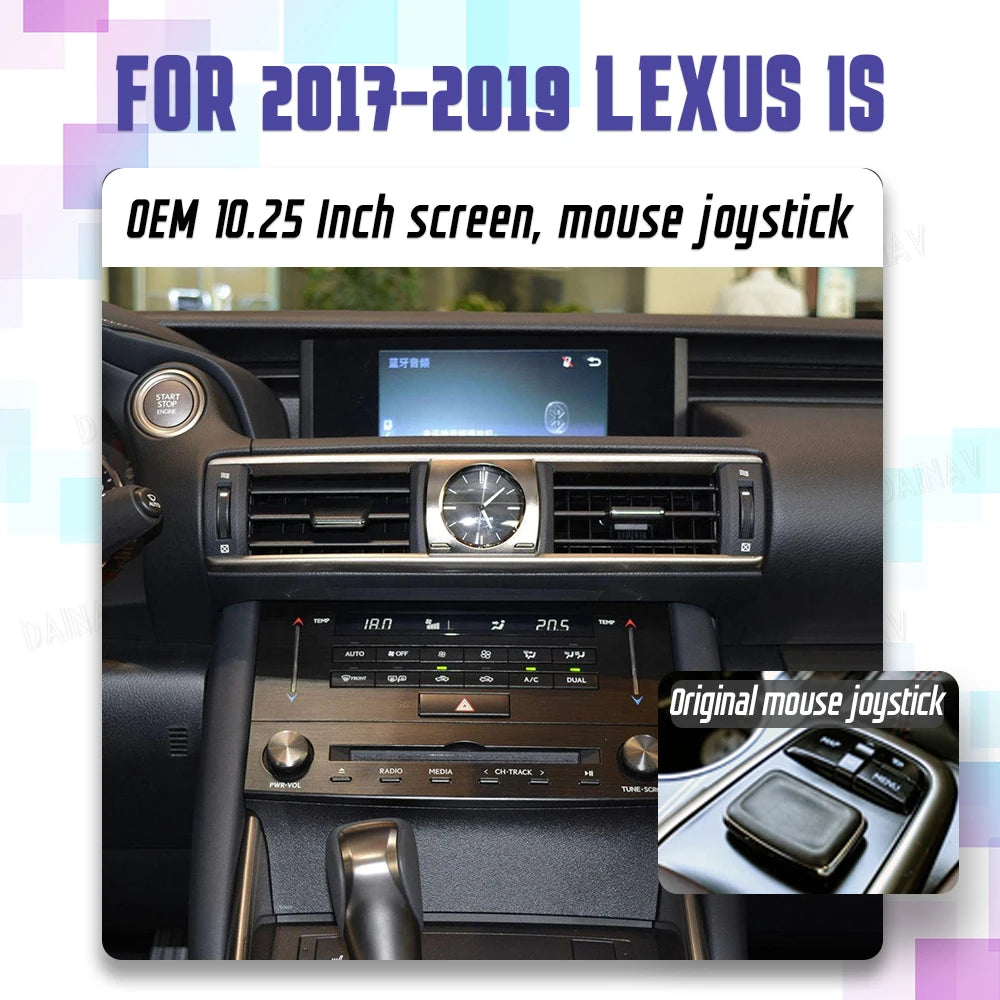 Linux Box For 2005-2019 Lexus IS 250 300 350 Wireless Apple CarPlay Android Auto Stereo Upgrade Oem screen Multimedia Player