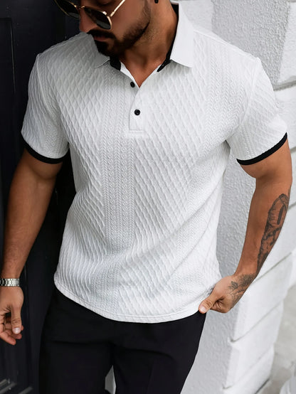 Mens Polo Shirt Summer Short Sleeve Male Polos Streetwear Man Tops Solid Color Poloshirt Brand Breathable Male Polo Shirts Men