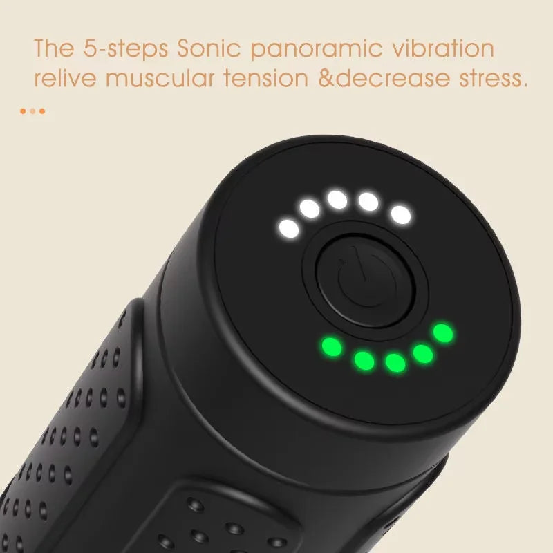 Handheld Roller Massager, Deep Muscle Impact Relaxation Gun Neck And Back Massage Tool Suitable For Relieving Muscle Soreness