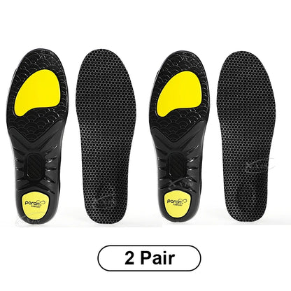 【xxin】Carbon Fiber Shell Heel Insole Poron Arch Support Insoles Pain Relief Shock Absorption Shoes Pad