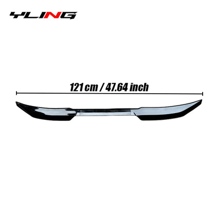 For Audi Accessories A3 8P A4 B8 B9 A5 A6 C6 Car Rear Trunk High Kick Ducktail Boot Spoiler Wing Universal 3PCs Gloss Black