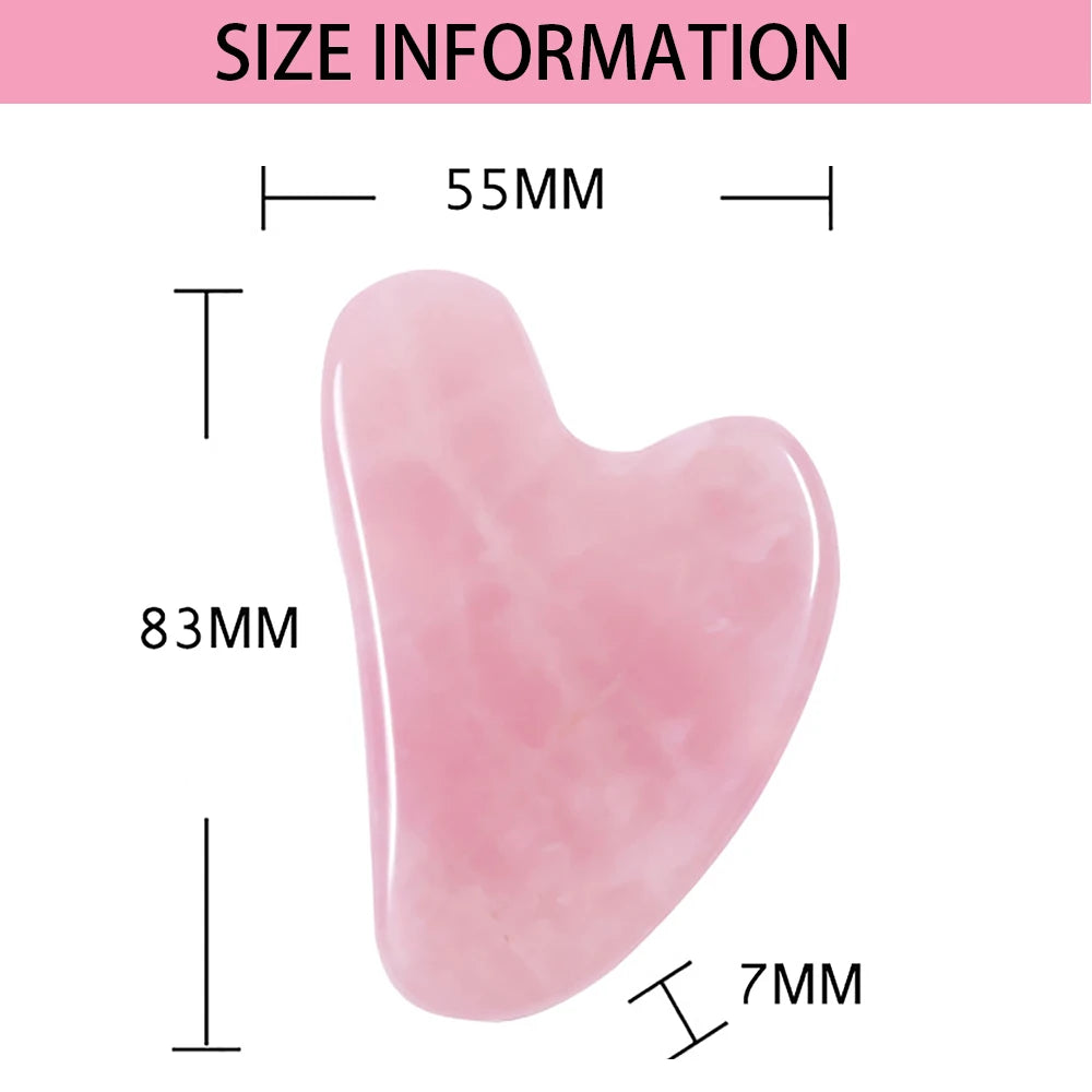 Heart Shape SPA Massage Beeswax Gua sha Scraping Massage Scraper Face Massager Acupuncture Guasha Board Massager for face 1pcs