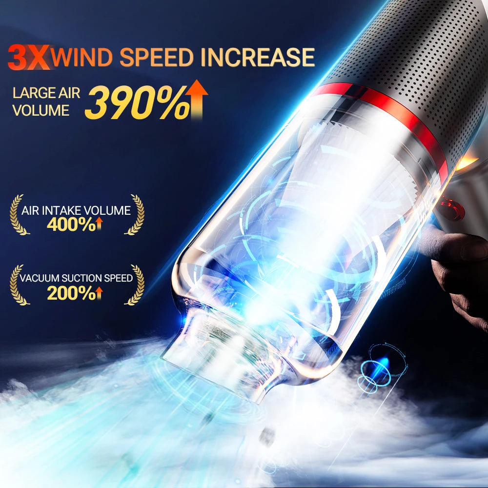 SZUK 8000PA Car Vacuum Cleaner Wireless Handheld Cleaner Mini Cleaning Machine Strong Powerful Portable Vacuum Cleaner Car