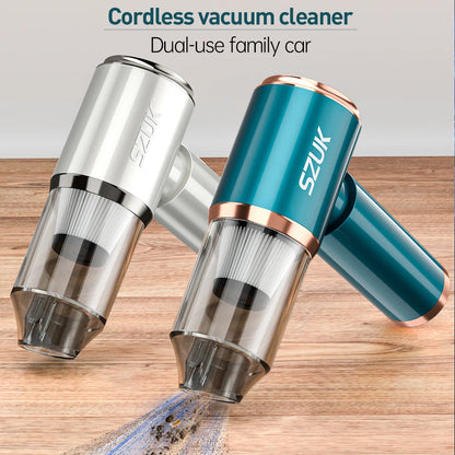 SZUK Mini Car Vacuum Cleaner 165000Pa Powerful Vacuum Cleaner Strong Suction Handheld Portable Wireless Vacuum Cleaner for Car