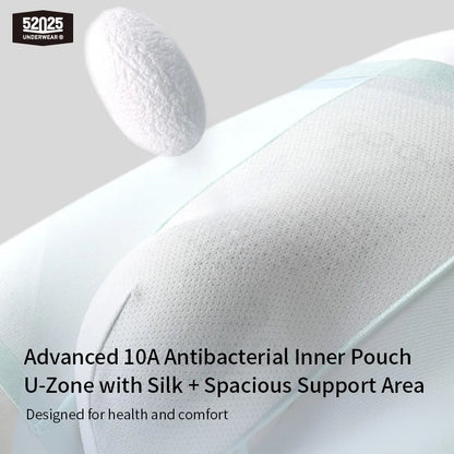 52025 Men's Ultra-Thin Boxers (3-Pack) – Feather-Light Ice-Silk Fabric, Color-Changing Pouch and Weightless Second-Skin Comfort