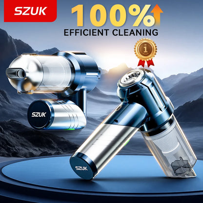 Handheld Portable Mini Vacuum Cleaner SZUK C013 New Foldable Car Vacuum Cleaner 6000mAh Powerful Cordless Vacuum Cleaner for car