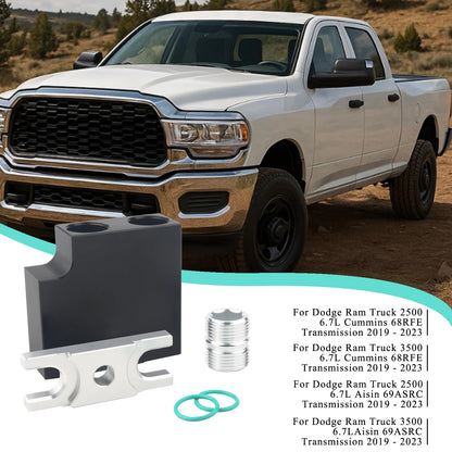 Thermal Bypass Valve Set Metal Construction Transmission Repair Car Engine Accessory for Dodge 2019-2024 6.7L