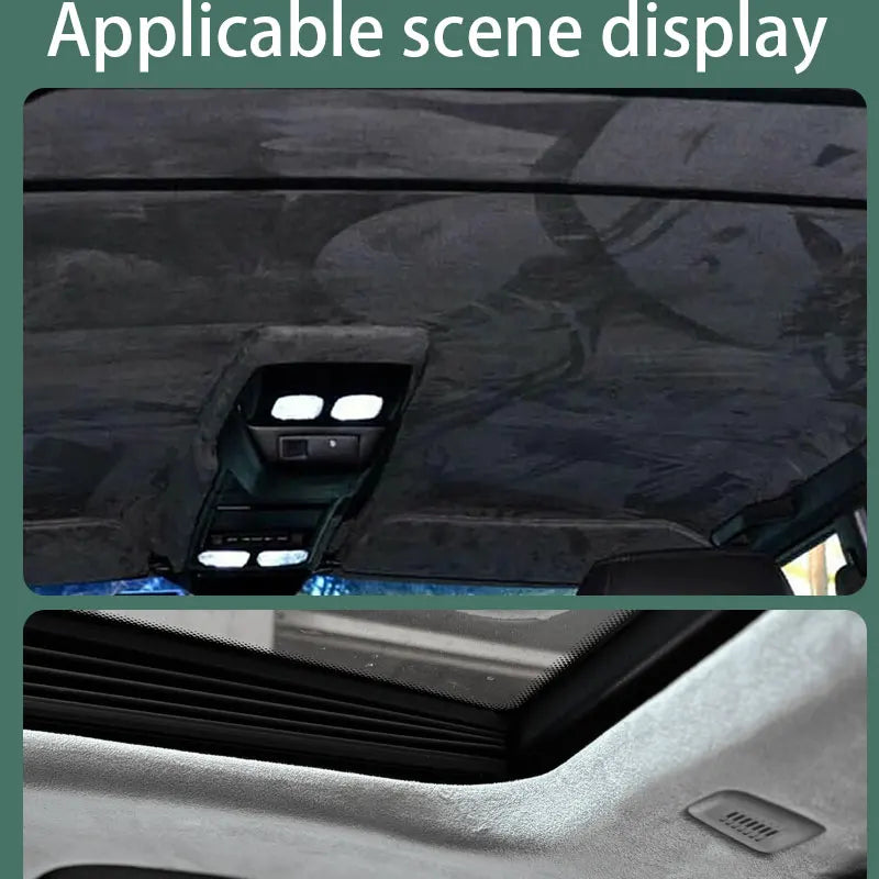 Suede Auto Headliner Material for Car Ceiling Lining Repair Car Roof Fabric Car Lining Interior 100/200/300x140cm Foam Backed