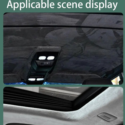 Suede Auto Headliner Material for Car Ceiling Lining Repair Car Roof Fabric Car Lining Interior 100/200/300x140cm Foam Backed