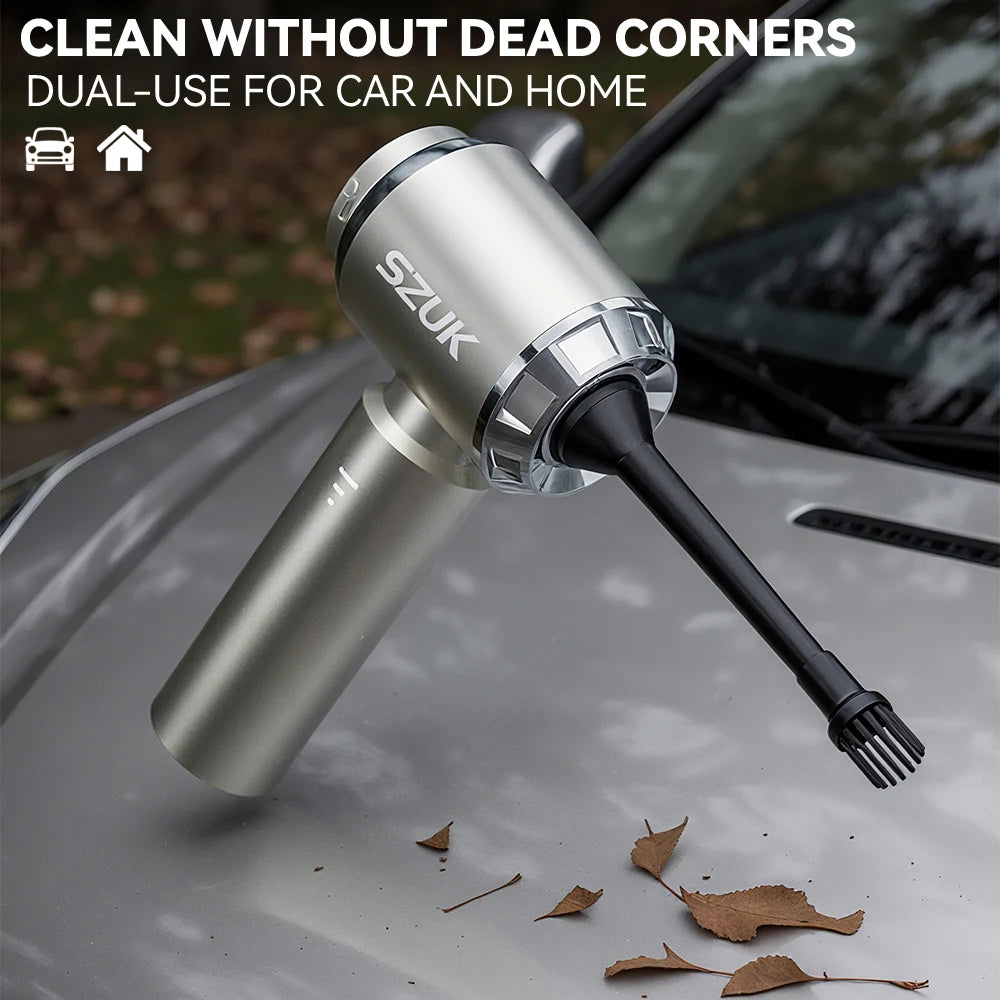 SZUK 18000PA Mini Car Vacuum Cleaner Wireless Handheld Cleaner Cleaning Machine Strong Powerful Portable Vacuum Cleaner Car