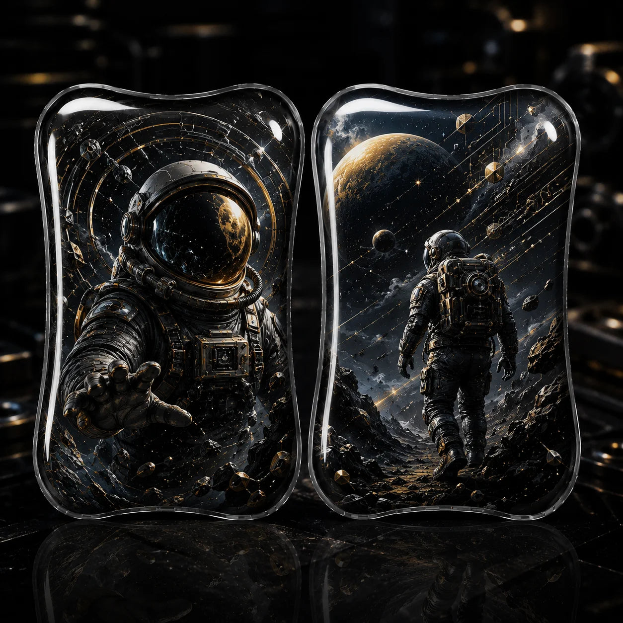HALOOPLAYER EDC Auriga Pro Fidget Slider Infinite Fidget Toy New Arrival Endless Position Push Card Fidget Stress Relief Toy