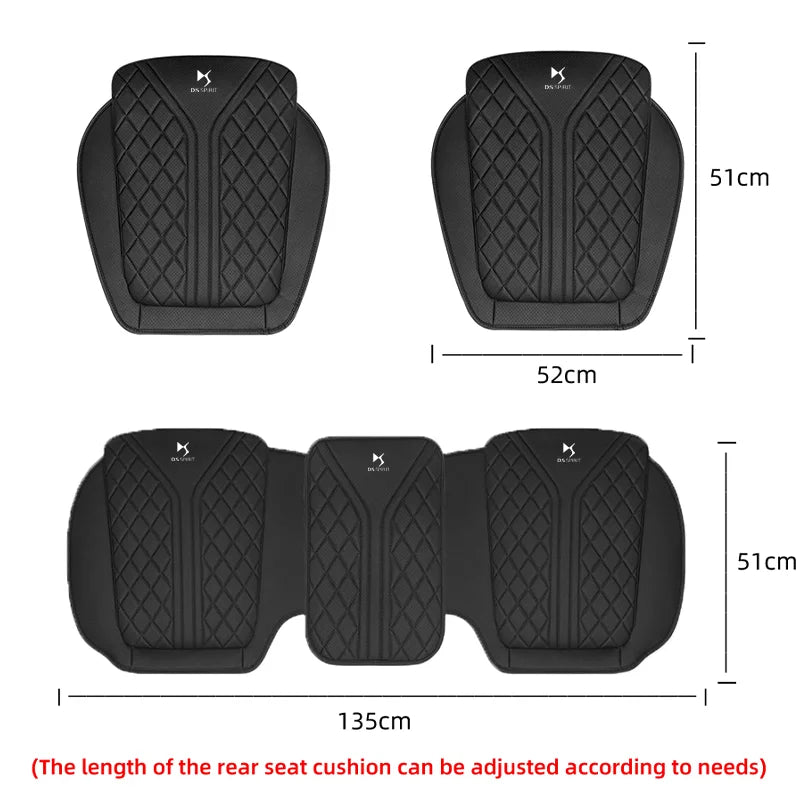 For DS SPIRIT DS3 DS4 DS5 DS6 DS7 Car Seat Cover Universal Breathable Auto Front/Rear Seat Protector Pad Interior Chair Cushion