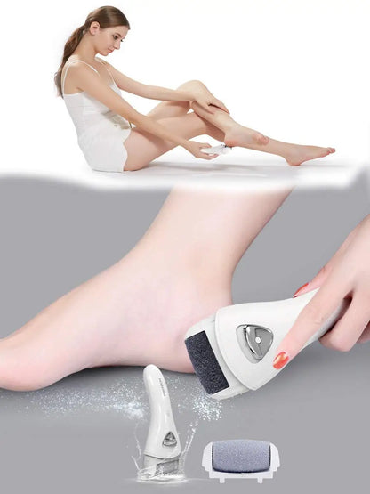 Pritech Charged Electric Callus Remover for Heels Grinding Pedicure Tools Professional Pedi Foot File Care for Dead Hard Skin