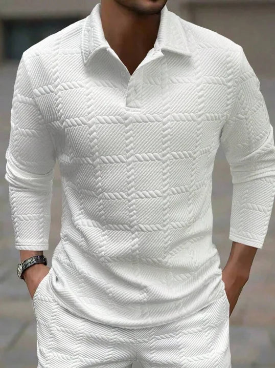 Casual men's polo shirt, soft and comfortable, suitable for Hawaiian beach activities. Machine washable and dry cleanable. Avail