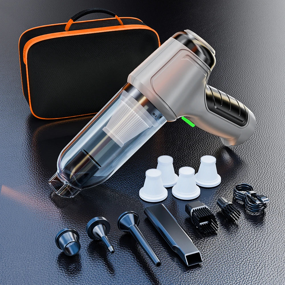SZUK 638000Pa New Powerful Mini Vacuum Cleaner Handheld Wireless Car Vacuum Cleaner Home Appliance Portable Car Vacuum Cleaner