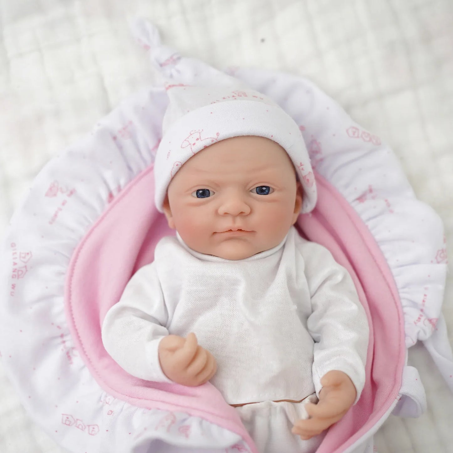 12"  Micro Preemie Full Body Silicone Baby Doll  Girl "Luna"& Boy "Toby" Lifelike Reborn Doll Surprice Children Anti-Stress