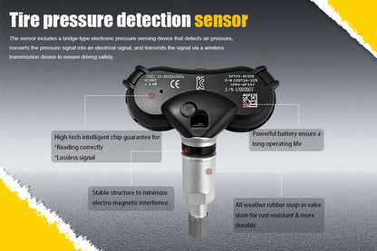 1/4PCS 433MHZ Tire Pressure Monitor System TPMS Fit For KIA K3 Pride Hyundai Avante Tucson Replacement For 529333X305