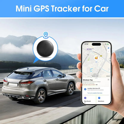 Magnetic GPS Tracker Real Time Tracking Device, Strong Magnet Anti Theft Car Locator for Vehicle Motorcycle Bike Truck Trailer