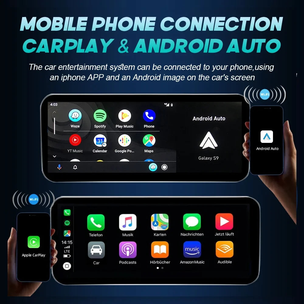 Android 14 8+128GB CarPlay For Audi Q7 4L 2005-2015 MMI 2G 3G GPS Car Multimedia Player Navigation Auto Radio Stereo DSP WIFI