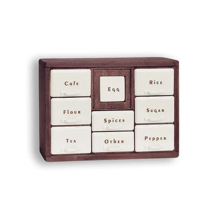 Aizulhomey Dollhouse Miniature Furniture Spice Cabinet for 1/6 Dollhouse Blythe BJD Dollhouse Accessories Dollhouse Storage